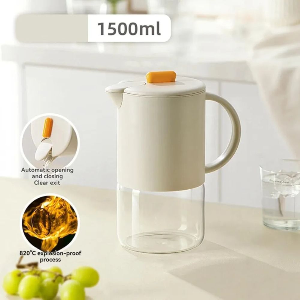 پارچ شیشه‌ای مدل Portable ظرفیت 1500 میلی‌لیتر