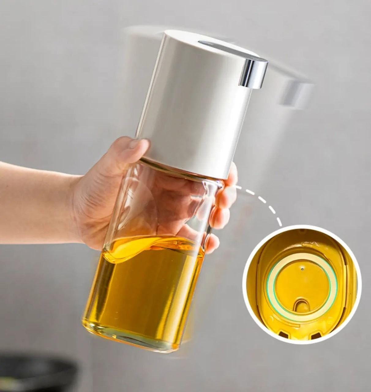 روغن‌ریز شیشه‌ای circle ظرفیت 500ML
