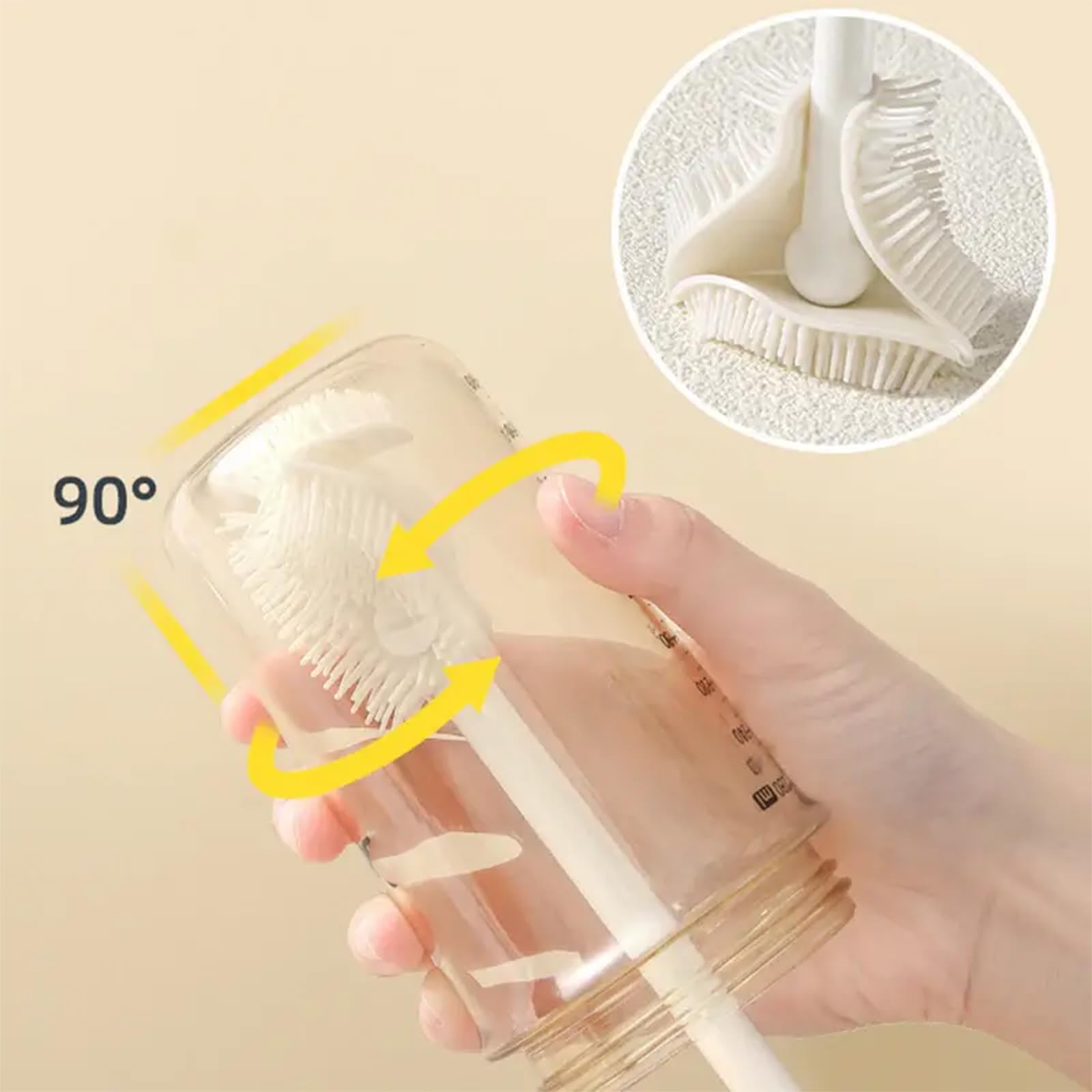 فرچه شستشوی سیلیکونی ایکیا مدل 90 درجه 