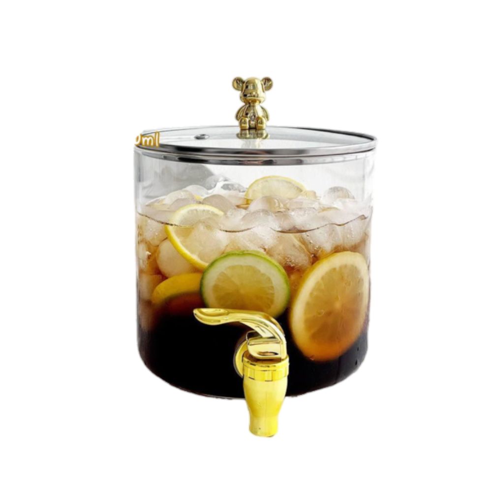 کلمن شیشه‌ای شیر‌دار با ظرفیت 2300ml