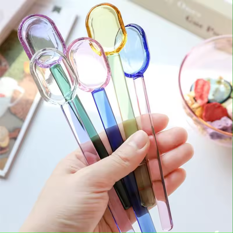 قاشق شیشه‌ای کد HB34