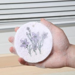اسفنج ظرفشویی کد flower بسته 3 عددی