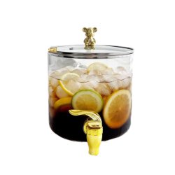 کلمن شیشه‌ای شیر‌دار با ظرفیت 2300ml