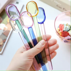 قاشق شیشه‌ای کد HB34